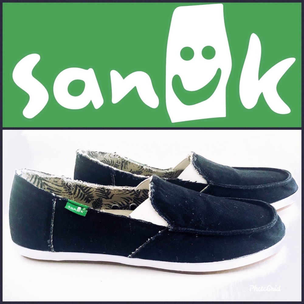 SANUK Women’s Canvas Slip-On Shoes